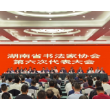 湖南省书法家协会第六次代表大会在长沙召开