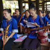 通道:非遗培训进乡村 琵琶弹唱新风采