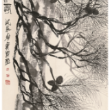 北京画院藏齐白石精品展丨《松寿》