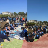 旧物新情，青春义卖——浏阳市山田初级中学开展跳蚤市场活动