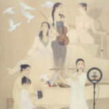 展览作品丨《心中的歌》《乡村振兴·采撷时节》《灯》