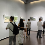 领略千年古县春日胜景 湖南图书馆展出61件风景油画