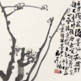 苏高宇作品展丨《折得梅花独自看》《松梅》《墨梅花》《梅花扇面》