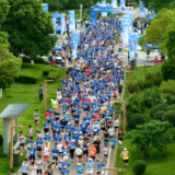 运动过周末 千名跑友长沙西湖公园初夏畅跑