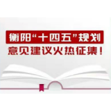 “网”开言路听民意 衡阳市“十四五”规划网上征集“金点子”