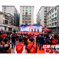 衡阳市举行消防宣传“五进”文艺演出活动受村民热捧