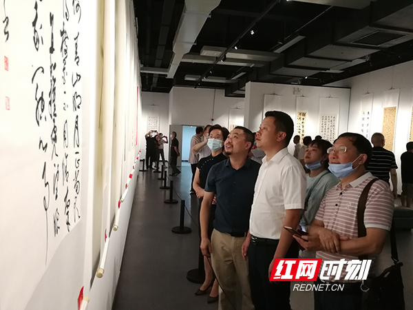 翰墨歌盛世 衡阳县、南岳区联合举办书法作品展