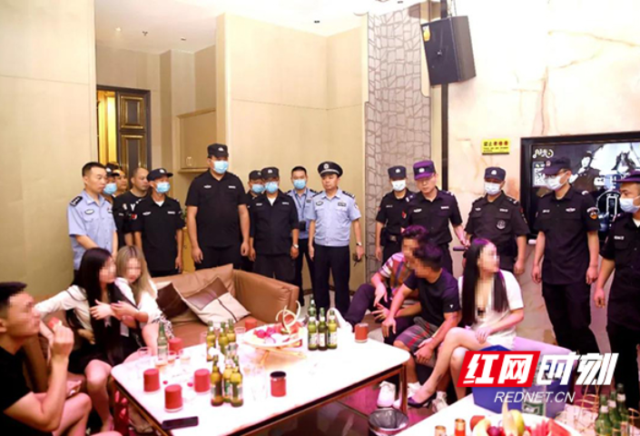 蒸湘警方开展娱乐场所突击检查！即日起，违法违规经营一律依法严处