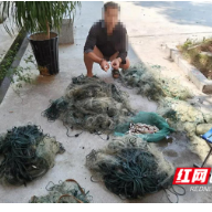 衡山公安连续破获4起非法捕捞水产品案，5人被抓