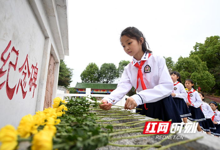 衡阳县：少先队员缅怀追思 致敬英烈