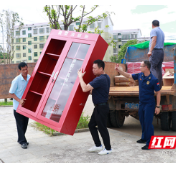 常宁消防投入3万余元为易地扶贫搬迁安置点购置消防器材