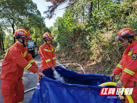 衡山县开展高山森林灭火演练 筑牢消防安全防火墙