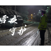 视频|以雪为令，彻夜“冰蹲蹲”，衡阳交警对雁城独有的浪漫