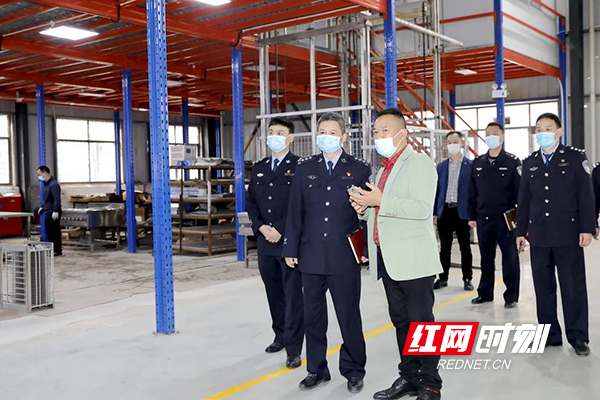 蒸湘公安深入企业问需问计助发展