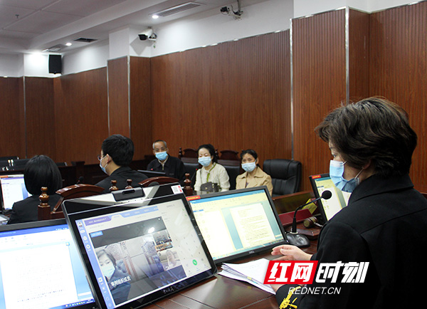 蒸湘法院“云上法庭”成功调解三起劳务纠纷