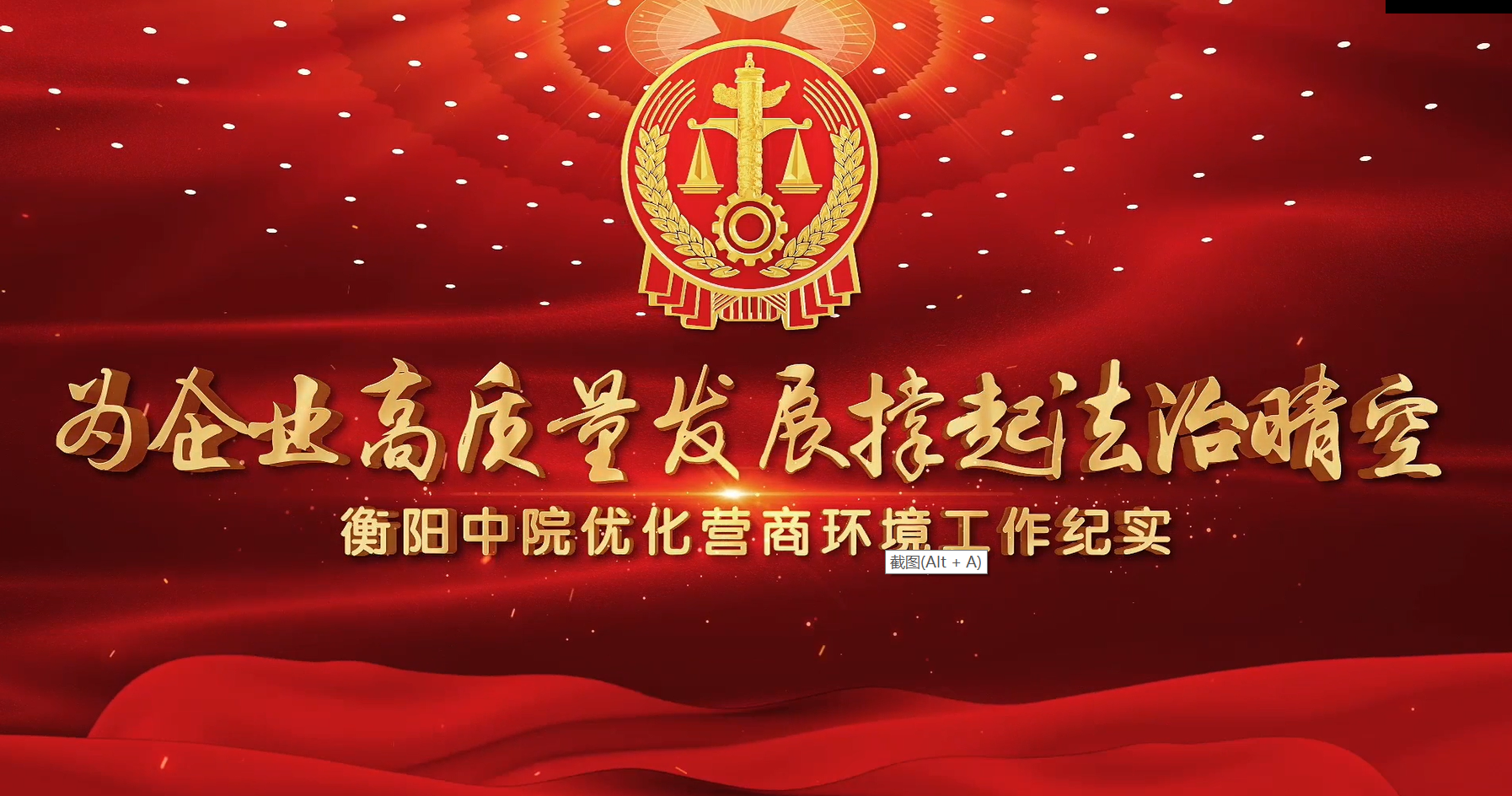 为企业高质量发展撑起法治晴空——衡阳中院优化营商环境工作纪实