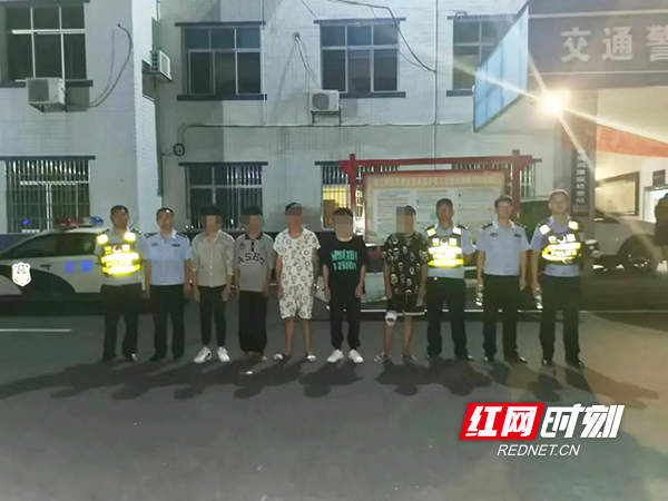 衡阳县警方设卡盘查 揪出5名抢劫嫌疑人