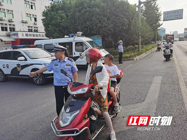 衡南交警：持续发力 深入推进“戴帽工程”整治行动