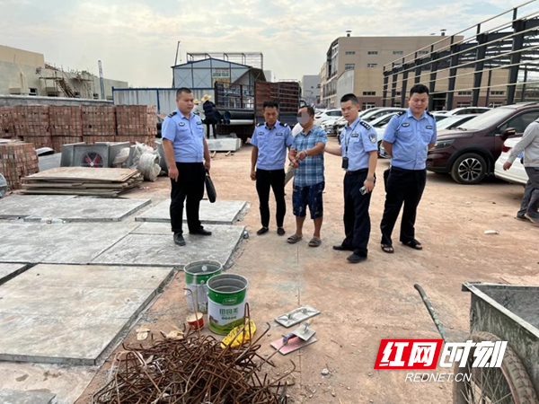 盗窃企业建筑材料 两男子被刑拘