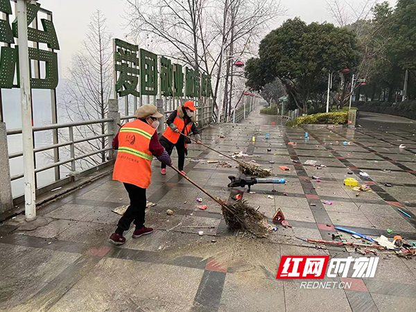 春节城市管理“不打烊”，衡阳城管人的坚守让城市更美丽