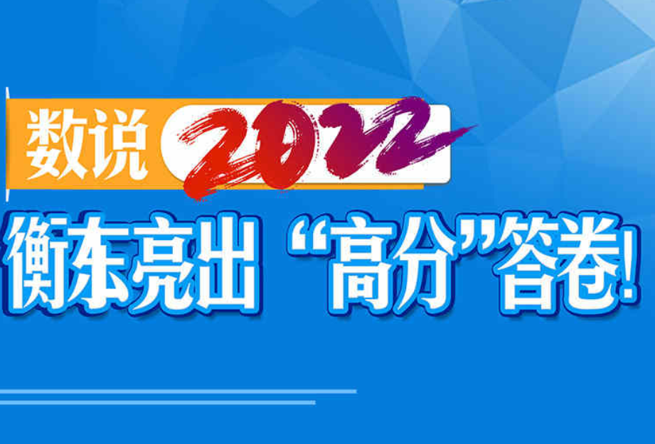 海报|数说2022，衡东亮出“高分”答卷