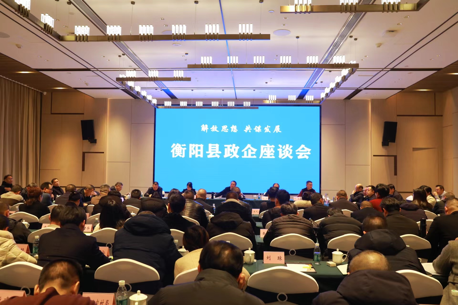衡阳县：政企座谈共谋发展