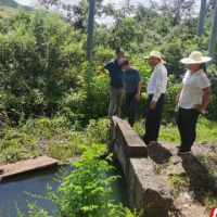 祁东：水利干部到田间 全力保障尾灌区抗旱放水