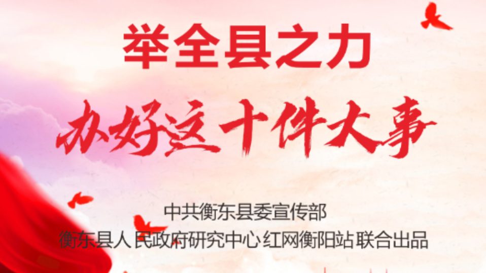 图解|衡东：未来五年 举全县之力办好这十件大事