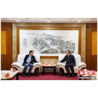 朱健会见东方财富网董事长其实一行