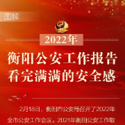 图解|2022年，衡阳公安工作报告，看完满满的安全感