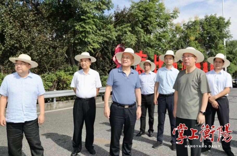 刘越高赴南岳区、衡山县调研第三届湖南旅发大会城乡风貌整治情况