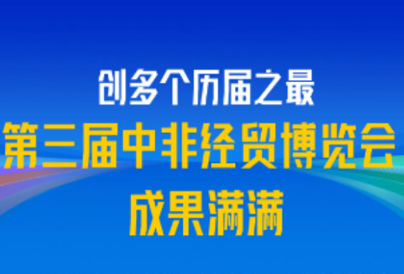 海报丨创多个历届之最！第三届中非经贸博览会成果满满