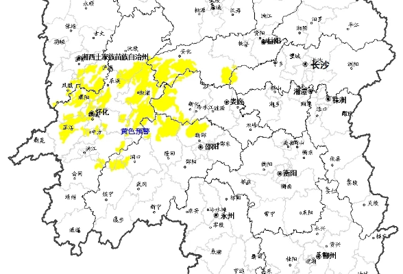 湘中以西部分区域注意，湖南发布地灾预警