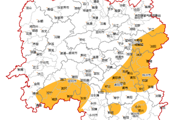 湖南发布暴雨橙色预警！长沙等7地将有雷雨大风等强对流天气