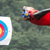 翼装飞行世锦赛精准穿靶赛决赛举行