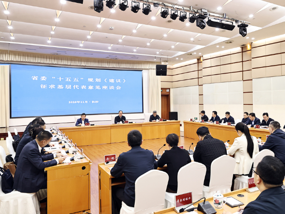 毛伟明听取基层代表对省委“十五五”规划《建议》意见