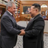 金正恩会见俄罗斯联邦安全会议秘书绍伊古