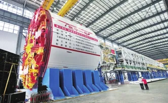 大国重器+1超大直径盾构机“焦平一号”长沙下线