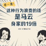 时刻在画丨吓一跳！这种行为浪费的钱是马云身家的19倍