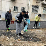 组图丨扮靓春天 长沙市退役军人事务系统开展爱国卫生大扫除活动