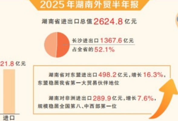 外贸承压向上显韧性 ——湖南半年经济观察之三