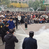 永州一中：师生举行消防应急演练