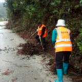蓝山：雨季公路保畅不松懈