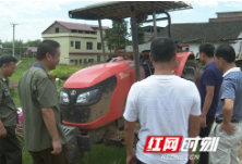 永州祁阳：排查农机安全隐患 助力夏粮丰收