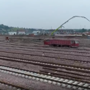 湘桂铁路永州扩能改造项目完成铺轨