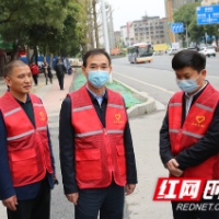 永州丨朱洪武在冷水滩区参加文明创建志愿服务活动