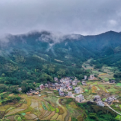 视频丨湖南蓝山：雾绕山村美如画