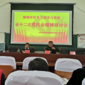 冷水滩区珊瑚学校：对照“闯、创、干” 扎实“查、剖、改”