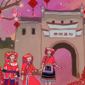 你有一张来自<江永>的明信片已发出，请注意查收……