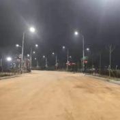 我为群众办实事丨小路灯大民生 照亮园区回家路